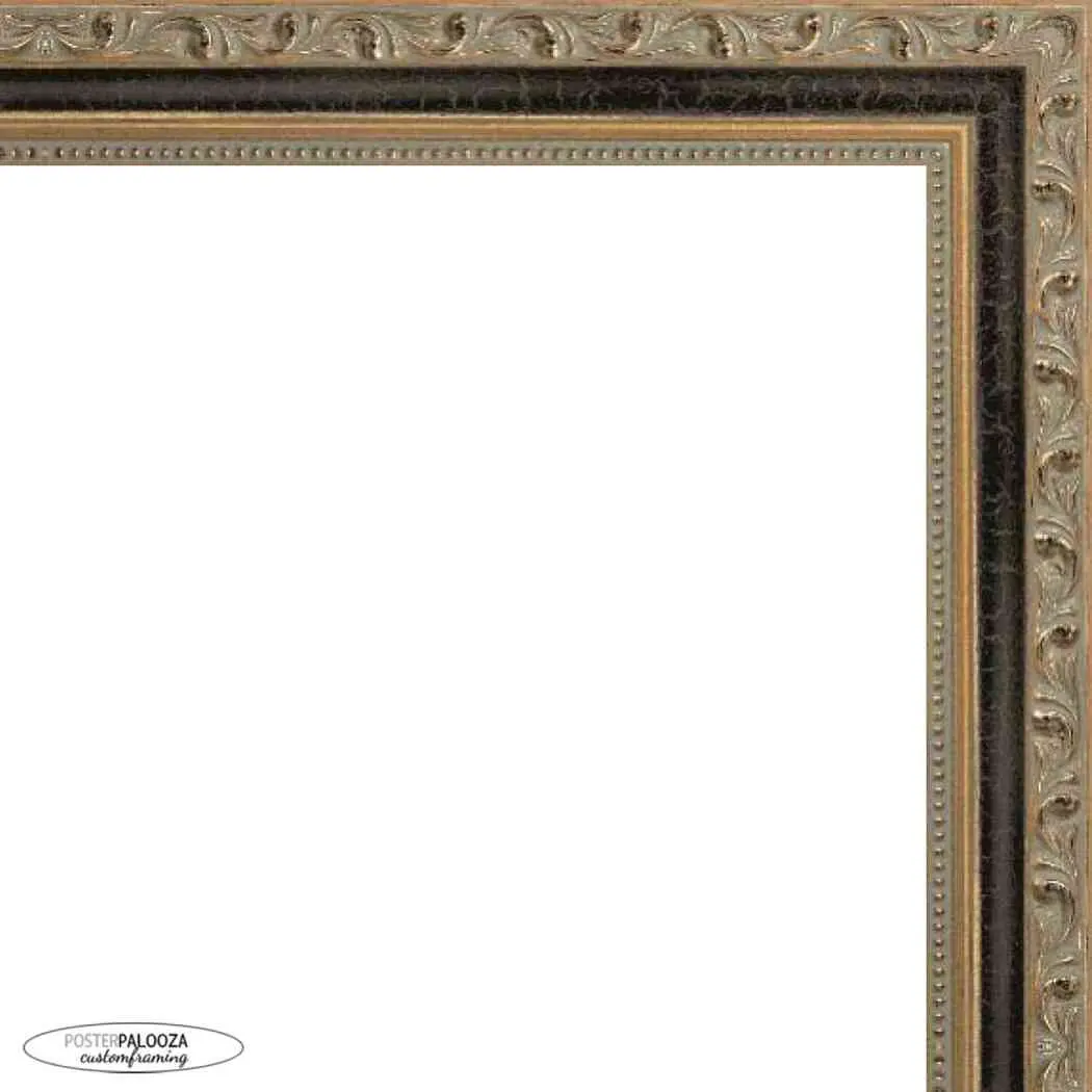 16x12 Classic Gold Picture Frame - UV Acrylic, Foam Board Backing, Hanging Hardware