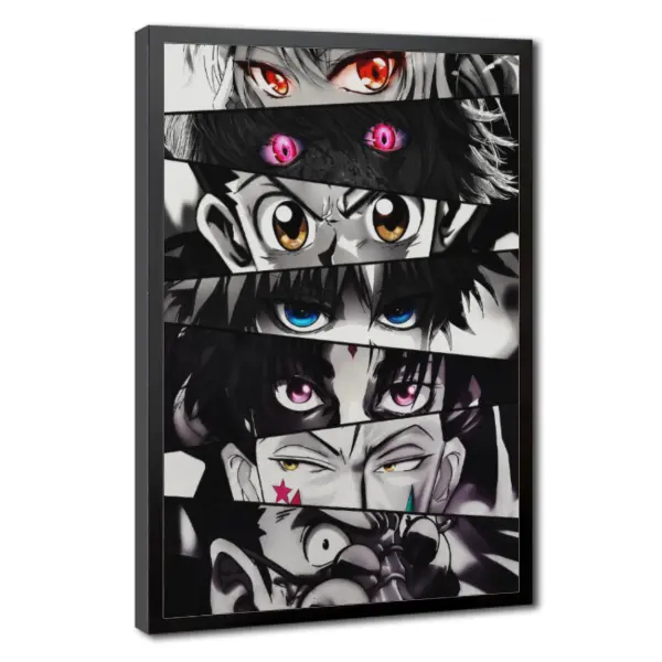 *Hunter x Hunter* Anime Eye Poster in Japanese Aesthetic Style – Canvas Wall Art / Anime Poster