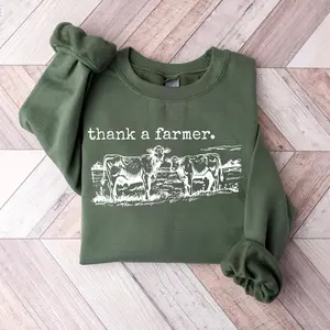 Thank A Farmer Shirt, Western Farmer Shirt, Beef Farmer Shirt, Western Cow Shirt, Farming Gift, Farm Animals Shirt 6MC