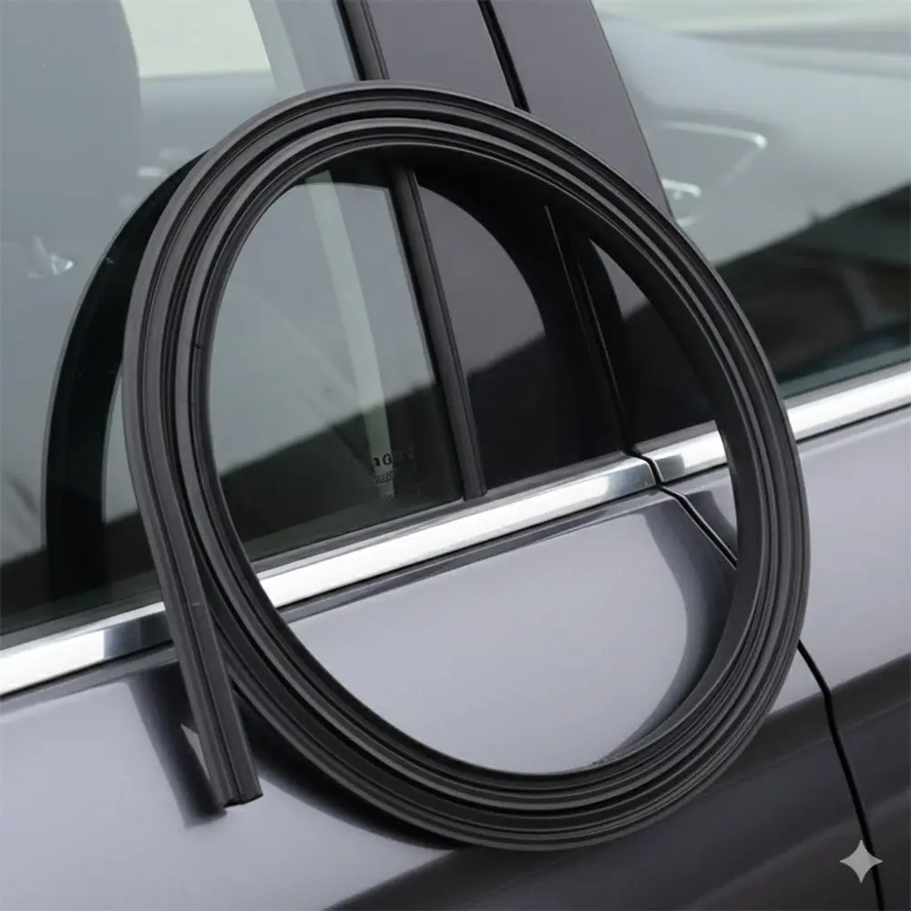 Universal Car Weatherstrip Seal, Silicone Rubber Soundproofing Strip for Dashboard and Windshield Gaps, Waterproof and Dustproof, Car Interior