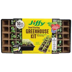 Jiffy Seed Starter Greenhouse, Grows 50 Seeds