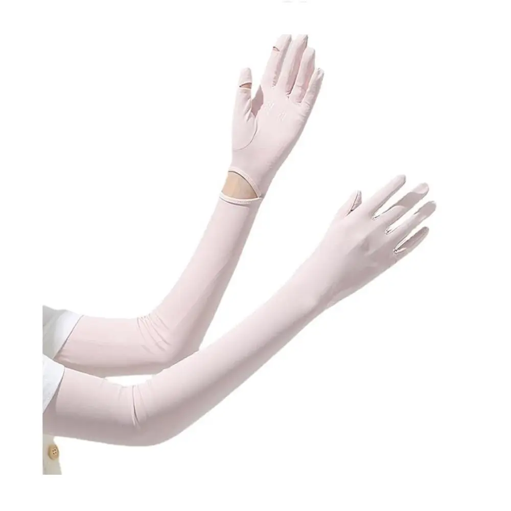 Yeomoo UV Protection Driving Gloves for Women, Full Arm Sun Protection Sleeves with Finger Holes for Outdoor Activities summerwins
