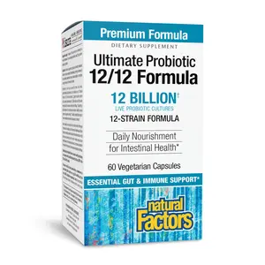 Natural Factors Ultimate Probiotic 12/12 Formula - 60 Capsules