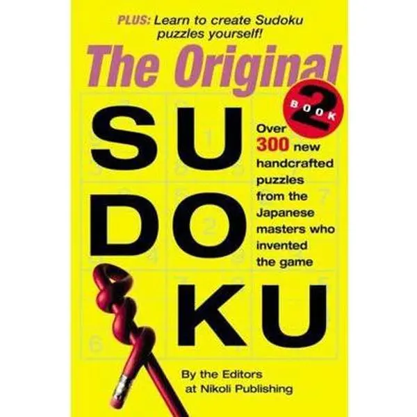 USED Book - The Original Sudoku Book 2 by Editors of Nikoli Publishing (Paperback) - english
