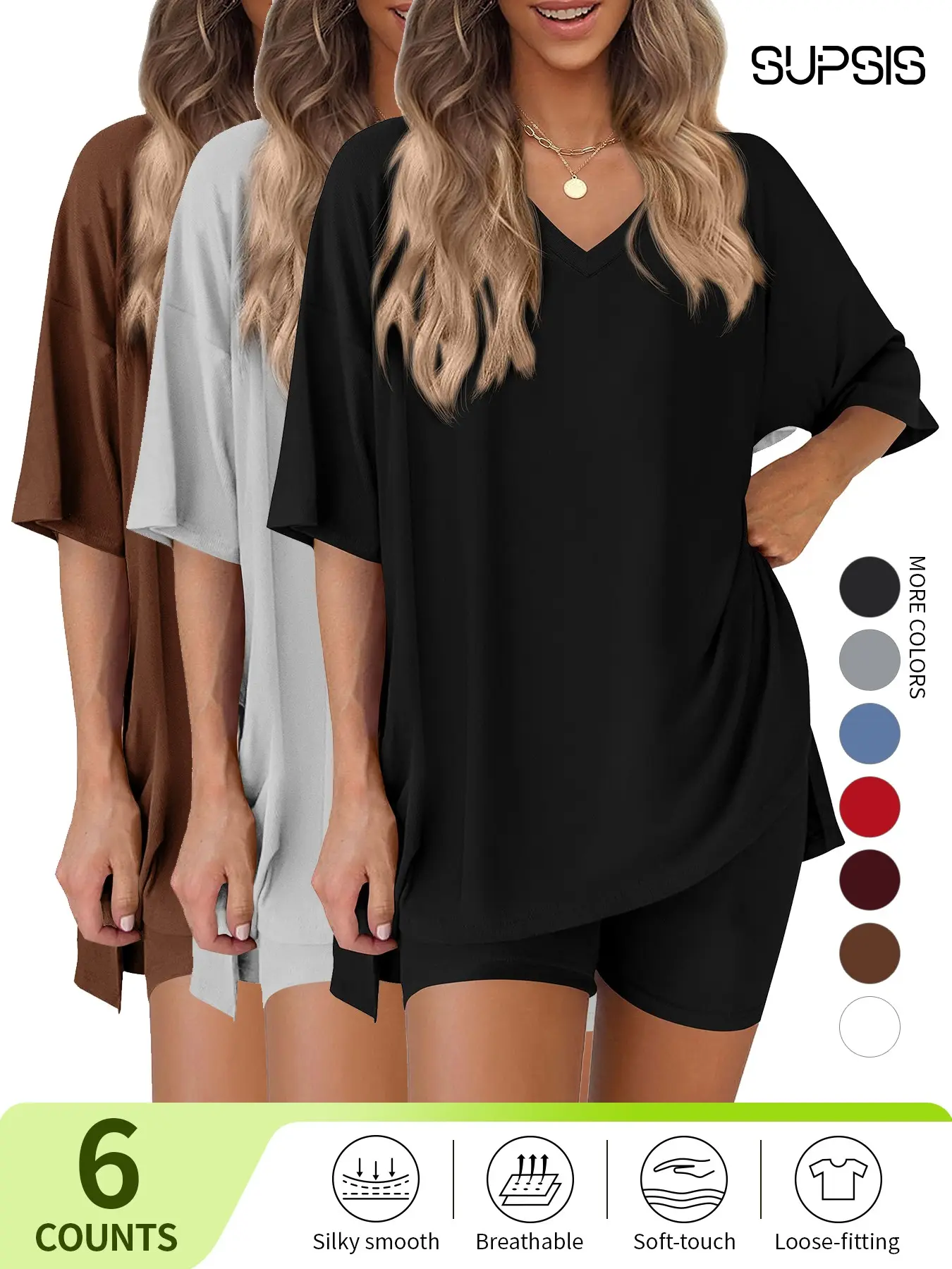 Black + Gray + Coffee Brown