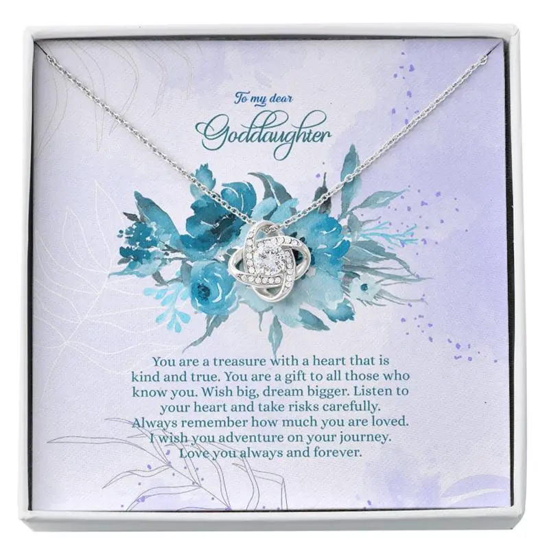 Goddaughter Necklace, Goddaughter Gifts From Godmother, First Communion Gift Girl, Confirmation Gifts For Girls Custom Necklace