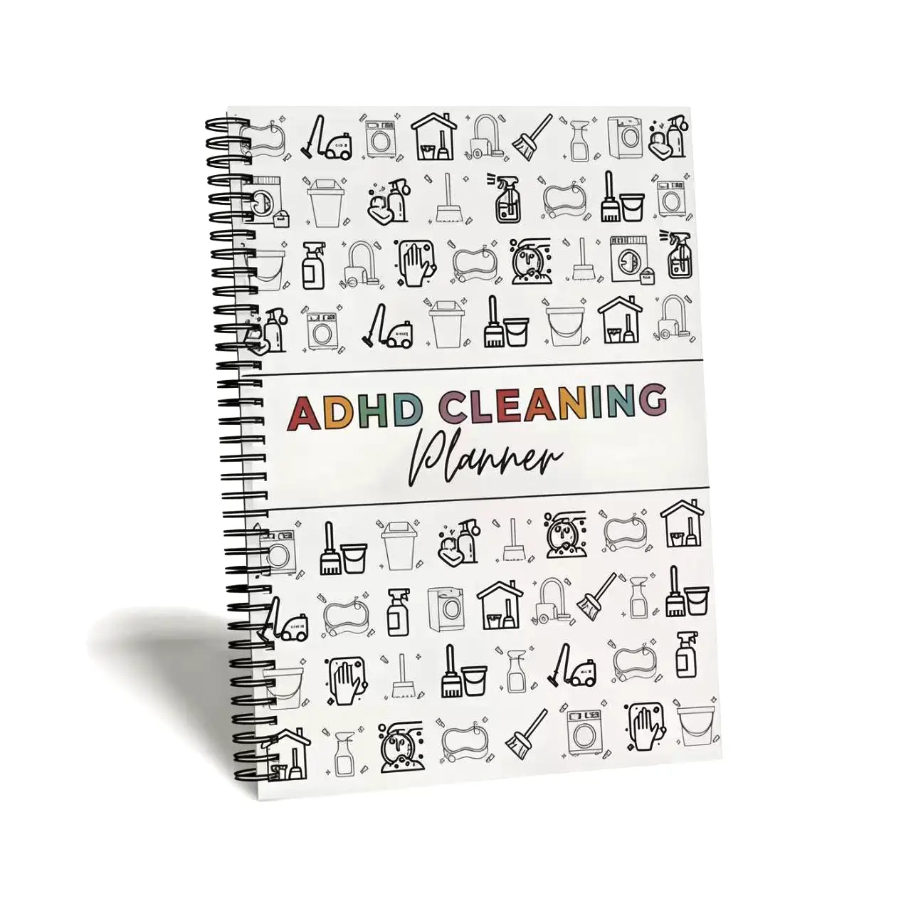 【ADHD Cleaning Planner】Household Daily Cleaning Schedule Planner,Weekly/monthly Cleaning Schedule,Household Cleaning Schedule, Office Stationery & Sup