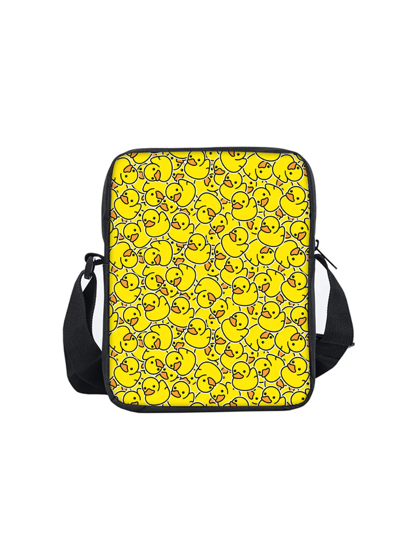Little yellow duck print single sided small shoulder bag