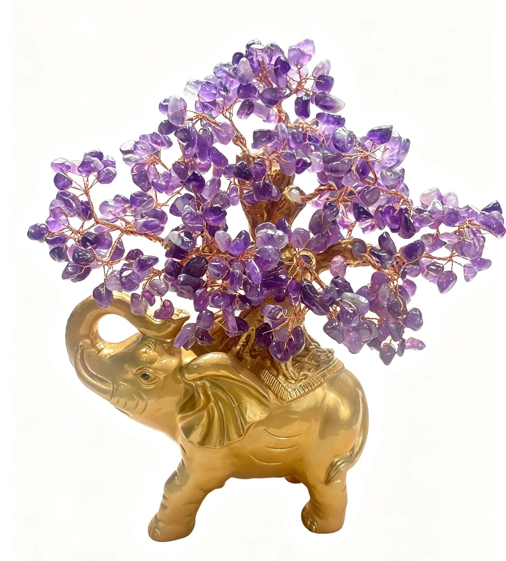 Amethyst Tree Elephant Money Tree