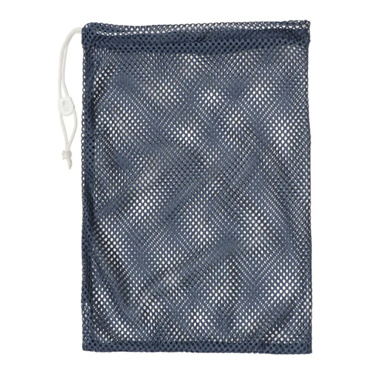 Champion Sports Lacrosse Mesh Equipment Bag - 12x18 in. Nylon Mesh, Navy, Drawstring Lock, Secure Closure for Gear Storage, Lacrosse Bags, Standard Size, High Quality, Quick-Dry, Heavy-Duty Nylon, Fitness Enthusiast, Id Tag