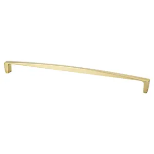 212 MAIN Berenson 18 in. Brushed Gold Appliance Pull, Door Hardware