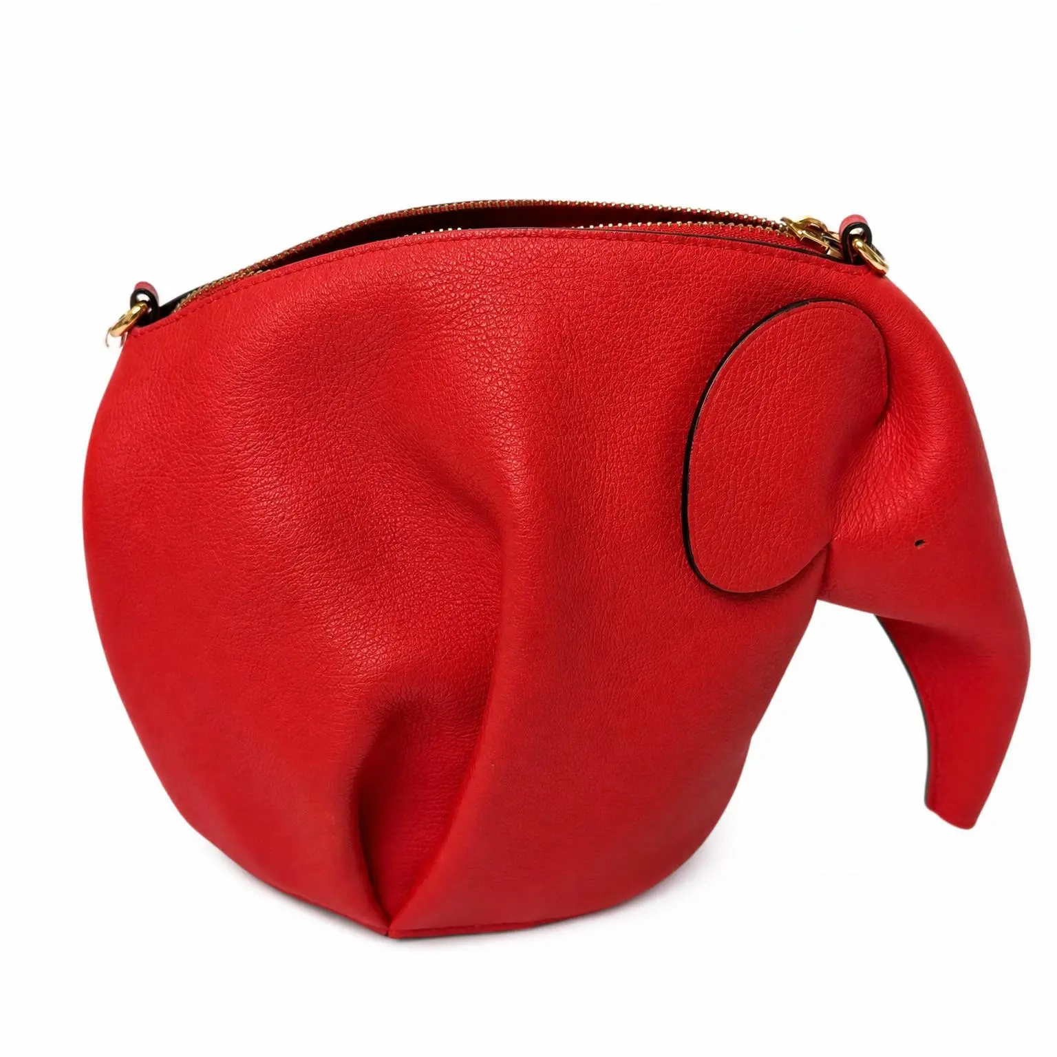 Pre-owned Loewe X Clutches & Wristlets Elephant Crossbody Bag Leather Mini