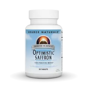 Optimistic | Daily Mood Support | Saffron + 5-HTP + Rhodiola | Source Naturals