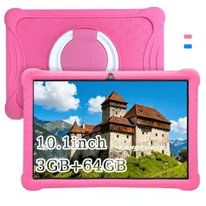 10.1-inch children's tablet Android Tablet with a large high-definition 4000mAh battery and anti drop design, portable parental control function, IWAWA educational software, suitable for children's learning and entertainment