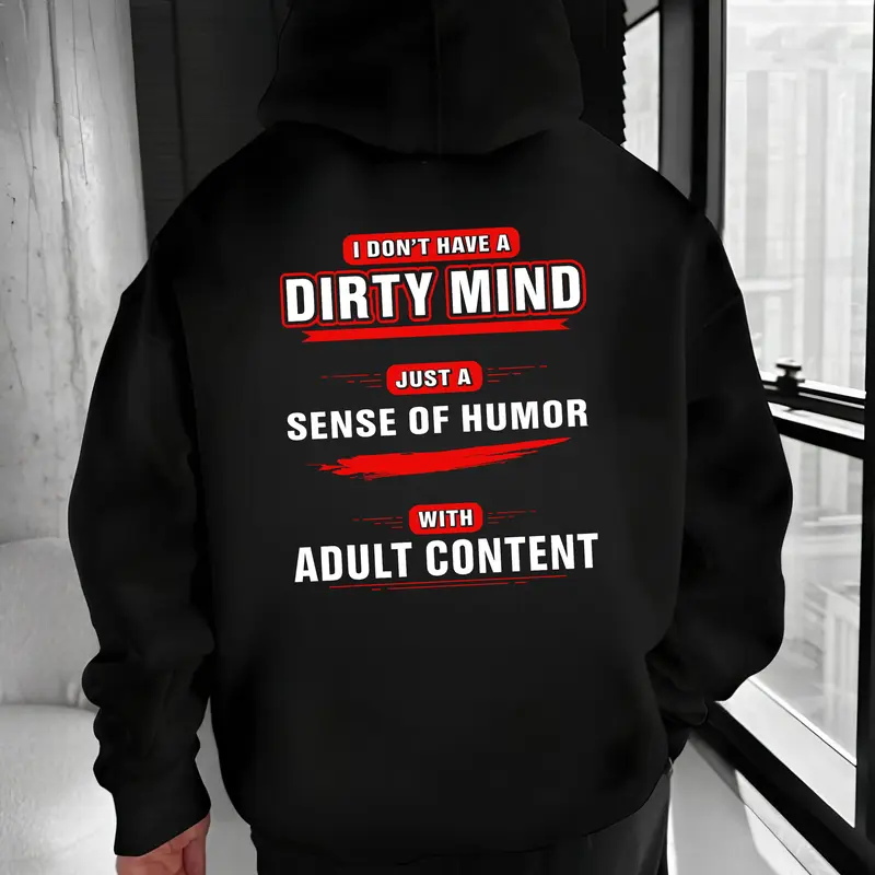 I Don’t Have a Dirty Mind Hoodie – Funny Adult Humor Blue Collar T Shirt, Gen X Working Class Sweatshirt.