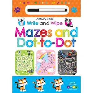Write and Wipe Mazes and Dot-to-Dot - E-Commerce Product for Kids with Engaging Gameplay Experience