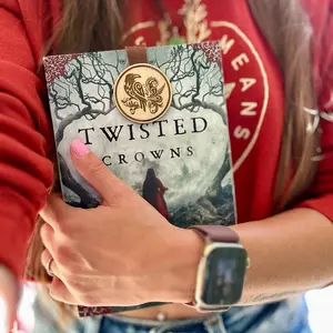 Raven Wooden Magnetic Bookmark