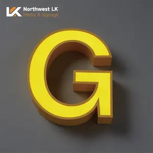 Custom LED Channel Letters – Indoor/Outdoor Business Sign – Personalized Lighted Shop Signage