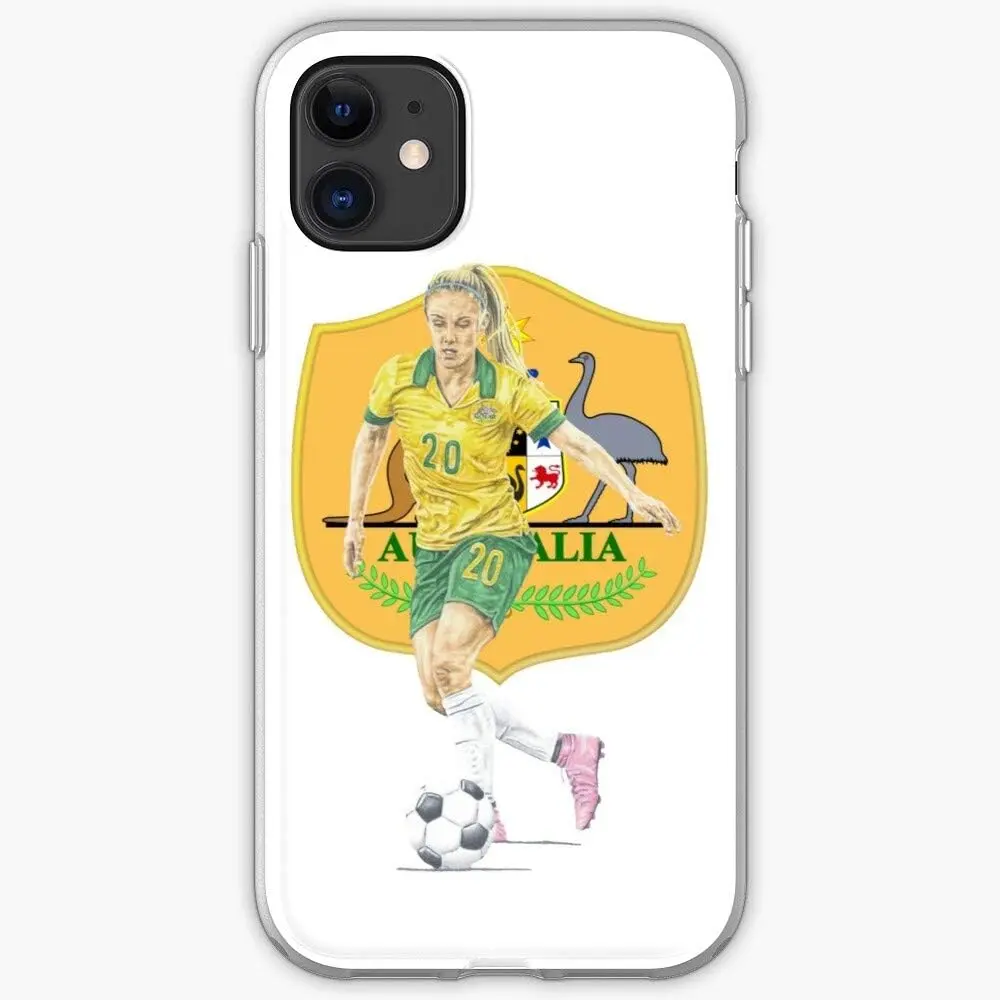 Matildas Game Carpenter Ellie Women World Soccer in Sport Football Portland Womens Australia Phone Case Compatible for iPhone SE 7 8 X XR 11 12 13 14 15 16 Plus Mini Pro Max Samsung Galaxy Note S9 S10 S20 S21 Ultra Plus Cover Protector