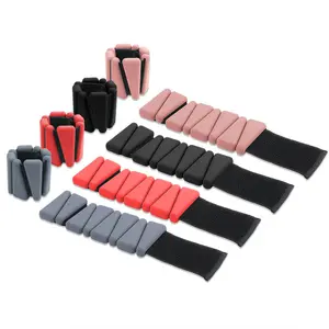 Wrist Weights Set - Adjustable Silicone Workout Weights for Women and Men, Wearable Ankle Wrist Weights Suitable for Yoga Dance Pilates Pool Exercises and Jogging, Home Workout Equipment 2lbs