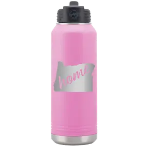 Oregon Home 32 oz Water Bottle | Light Purple