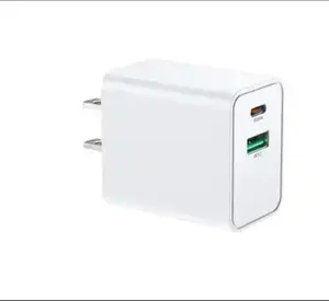 USB Type C And USB A Dual Wall Charging Block
