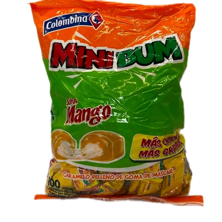1 Bolsa de Colombina Mini Bum Sabor Mango  100und