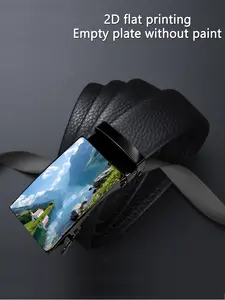 【2D】One piece, vibrant superhero art design, business casual, automatic buckle men's belt, suitable as a gift for Father's Day and Valentine's Day