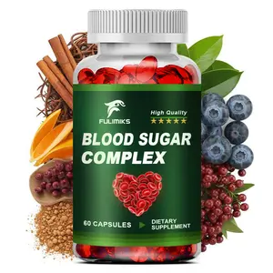 Fulimiks Blood Sugar Complex Supplement – Supports Healthy Glucose Levels with Cinnamon, Chromium & Bitter Melon ，20 Active Ingredients，Non-GMO, 60 Capsules  Optimum Dietary