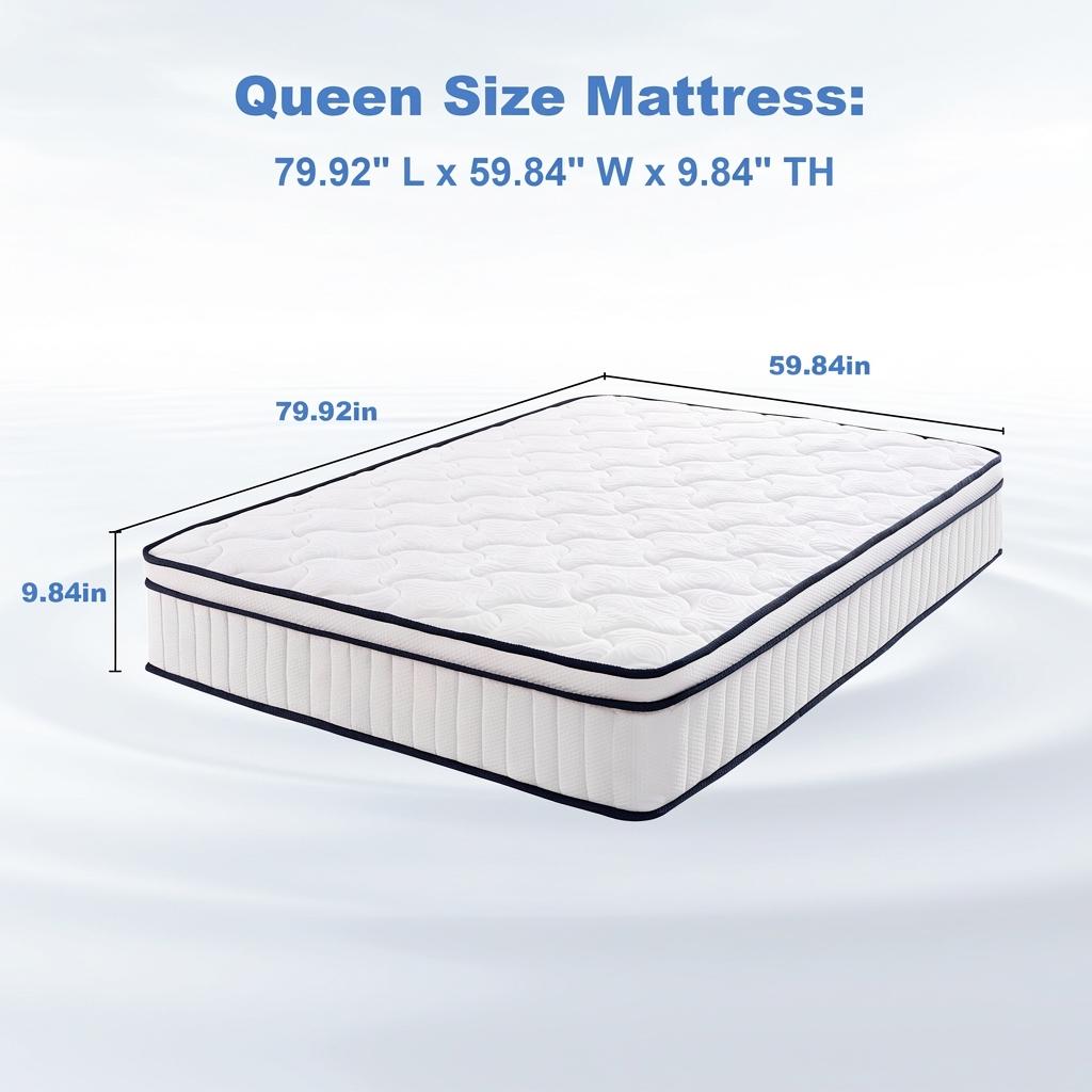 Queen Size Bed Frame with Mattress, LED Lights & Charging Station, Storage Headboard with Drawers, Noise-Free Platform Bed, No Box Spring Needed – Cama Queen con Colchón Queen Size Bed Frame with Mattress, LED Lights & Charging Station, Storage Headboard with Drawers, Noise-Free Platform Bed, No Box Spring Needed – Cama Queen con Colchón