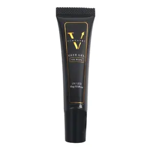 Glue Gel + 3D Gel + Bling Gel + Non-wipe Haircare Crystal