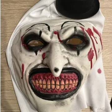 Broken Soul Clown Mask Adult with blood