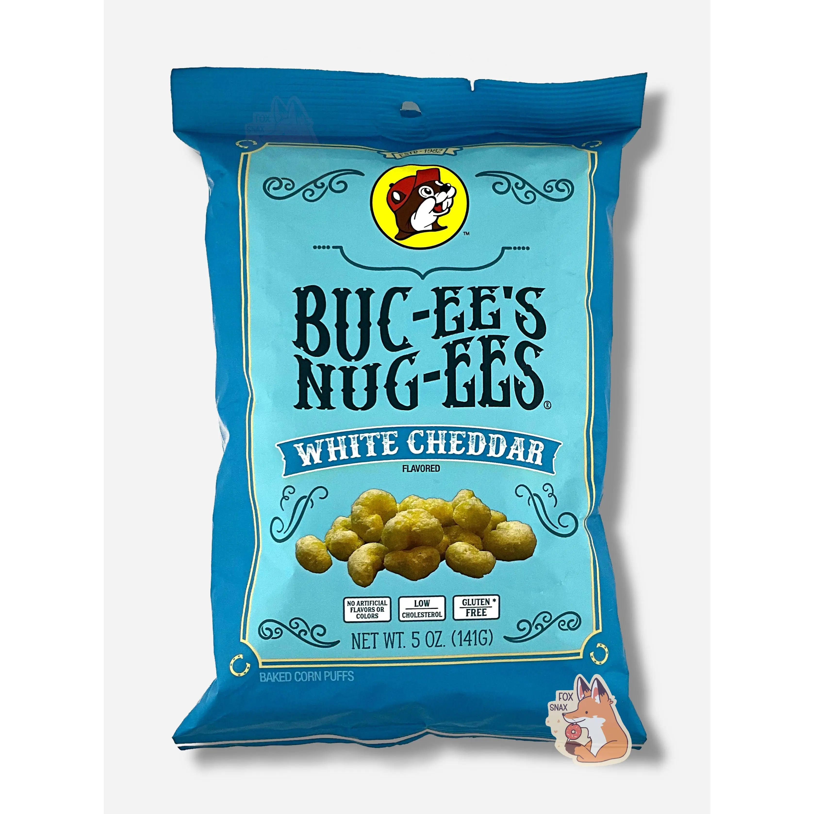 Buc-ee's White Cheddar Nug-ees Snack Crunchy
