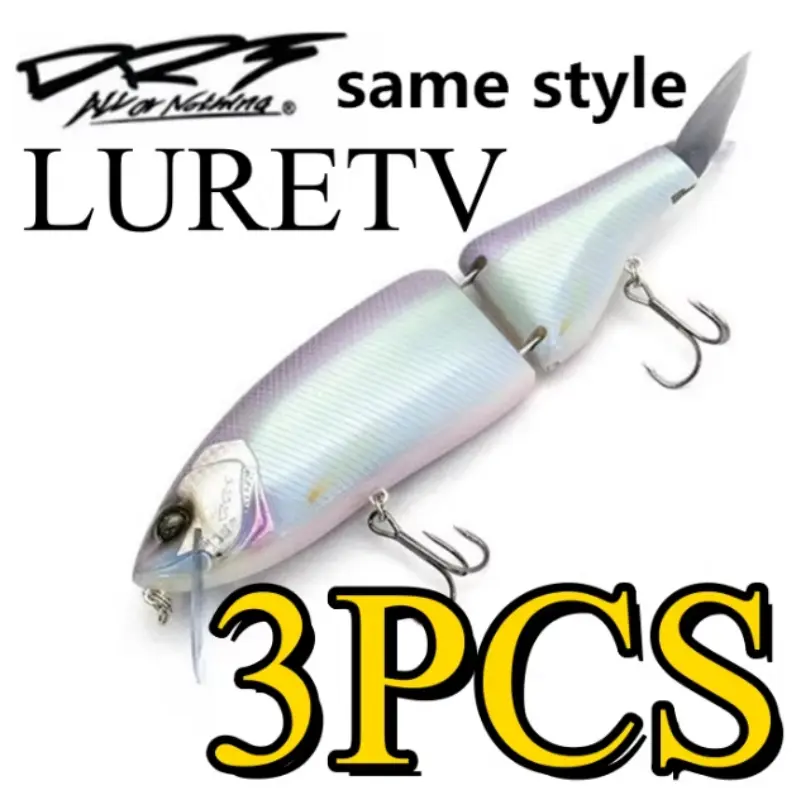 Lure Glide Swimbait Unpredictable Swimming Style Bass Bait, Artificial Fishing Lures for Catching Bass, High Performance Fish Attractant, Topwater Fishing Lure, Fishing Equipment