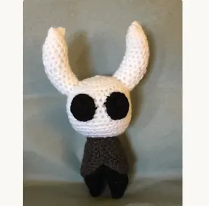Hollow Knight Stuffed Toy/Small Hollow Knight Crocheted Stuffed Toy/Amigurumi/Crocheted Stuffed Toy/Kawaii Crocheted Toy/Plush/Plushie