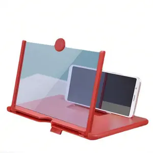 10 Inch Phone Screen Magnifier, Creative 3D Pull-Out Phone Projection Amplifier, HD Mobile Screen Enlarger for Movies and Games, Adjustable Cellphone Holder