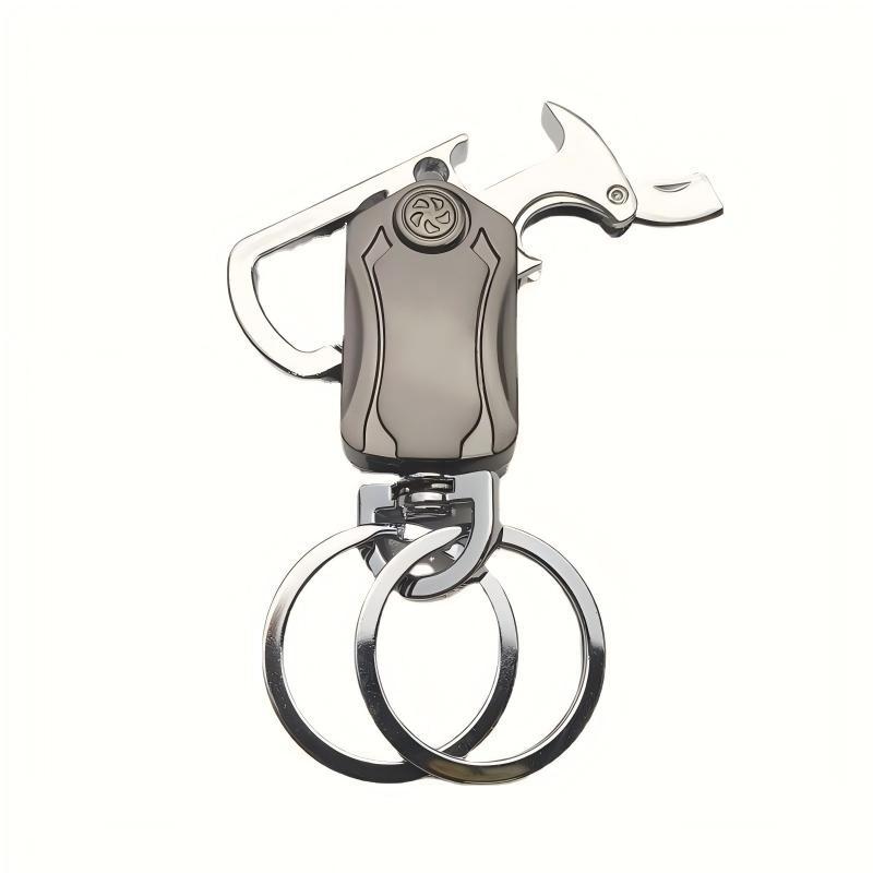 Multifunctional keychains, car keychains, fidget spinners, bottle openers, folding knives, phone stands, stress-relief gifts, everyday household items, men's gifts, and small holiday gifts.