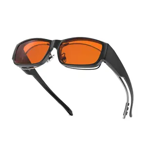 Night Ease Fitover Orange Sleep Glasses Square Large Square Rectangle Frame