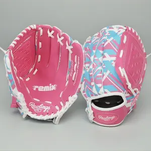 Rawlings Remix T-Ball & Youth Baseball/Softball Glove 10.5" Sizes 9" - 10.5" Lightweight Reliable Utility Glove for Ages 6-9 Left Hand Throw