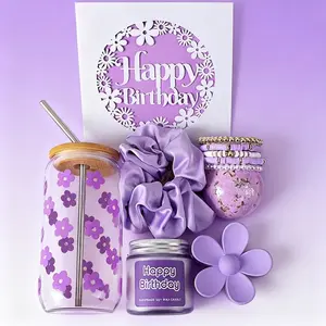 Glass Mug Gift Set, Inspirational Daisy Gift Set, Graduation Gifts, Gifts for Women and Teenage Girls, Birthday Gifts for Her, Fun Gifts, Creative Mug Gifts.