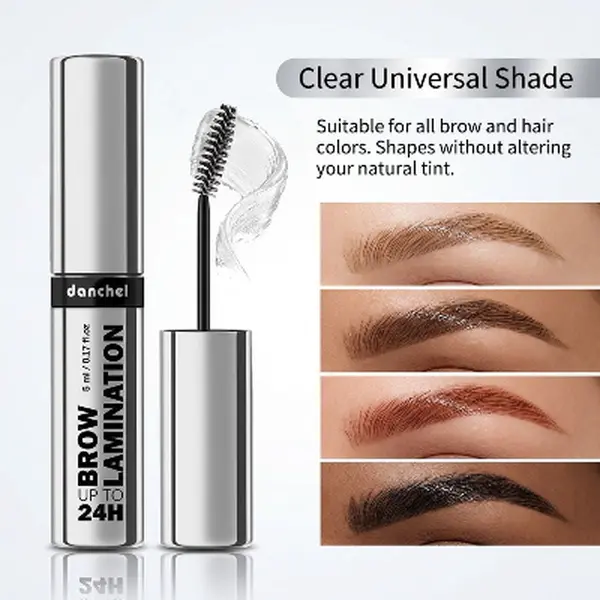 DANCHEL Waterproof-Sweatproof Clear Tinted Eyebrow Shaping and Styling Gel (1pc)