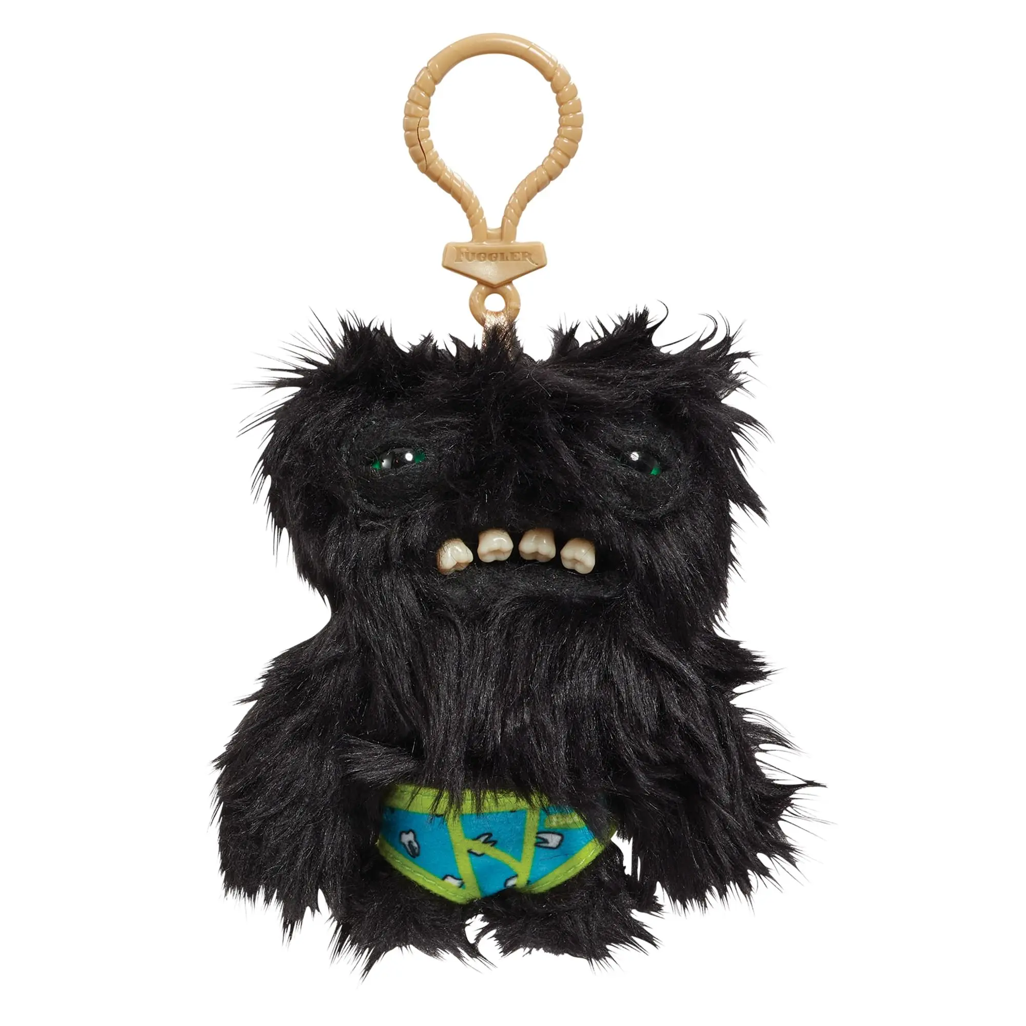 Fugglers 5-Inch Plush Clip-On | Wide Eyed Weirdo - Black Fugglers 5-Inch Plush Clip-On | Wide Eyed Weirdo - Black