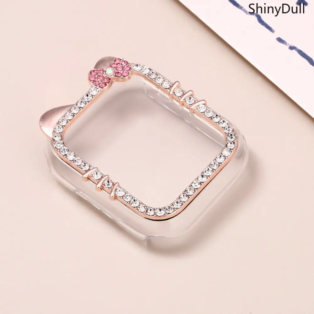 Cartoon Rhinestone Apple Watch Case – Protective Cover with Sparkly Design, Fits 38–49mm, Compatible with Series 1–11, SE, Ultra / Ultra 2, Cute Jewelry Stylh Series 11/10/9/8/7/6/5/4/3/2/1/se and sizes., Compatible with 40mm/41mm/42mm/44mm/45mm/46mm/49mm Cartoon Rhinestone Apple Watch Case – Protective Cover with Sparkly Design, Fits 38–49mm, Compatible with Series 1–11, SE, Ultra / Ultra 2, Cute Jewelry Stylh Series 11/10/9/8/7/6/5/4/3/2/1/se and sizes., Compatible with 40mm/41mm/42mm/44mm/45mm/46mm/49mm