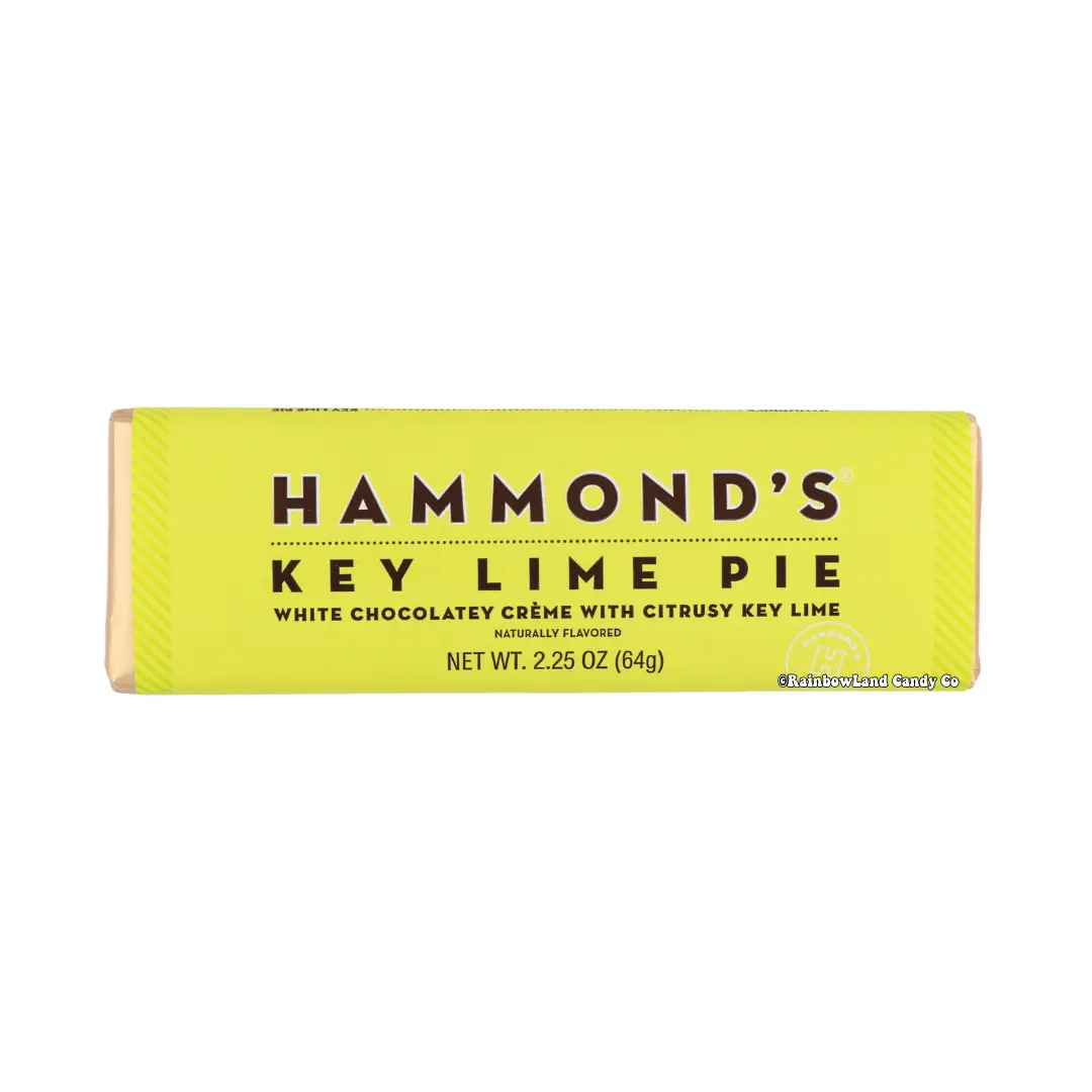 Hammond's Key Lime Pie White Chocolate Bar | White Chocolatey Creme with Key Lime