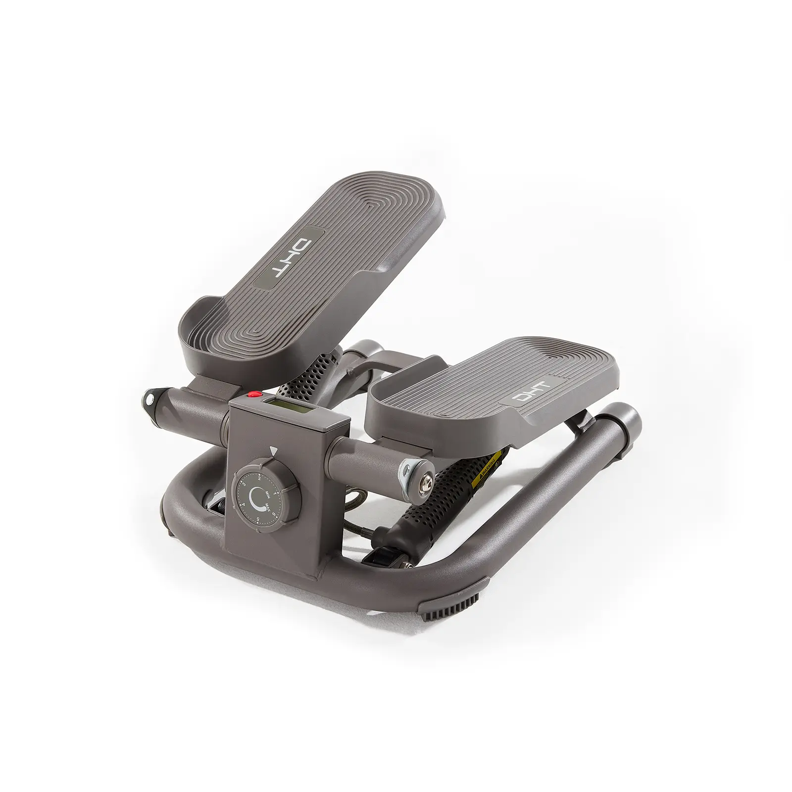 DHT Mini Stepper with Resistance Bands & Calorie Counter - Compact Stair Stepper for Home, Office & Full-Body Workout, Fitness Equipment for Cardio and Strength Training
