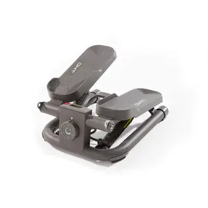DHT Mini Stepper with Resistance Bands & Calorie Counter - Compact Stair Stepper for Home, Office & Full-Body Workout, Fitness Equipment for Cardio and Strength Training