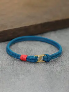 Men's Minimalist Handmade Detachable S-Shaped Climbing Buckle with 3mm Rope, Outdoor Survival Bracelet, Stylish Arm Badge Accessory, Bracelets Jewelry