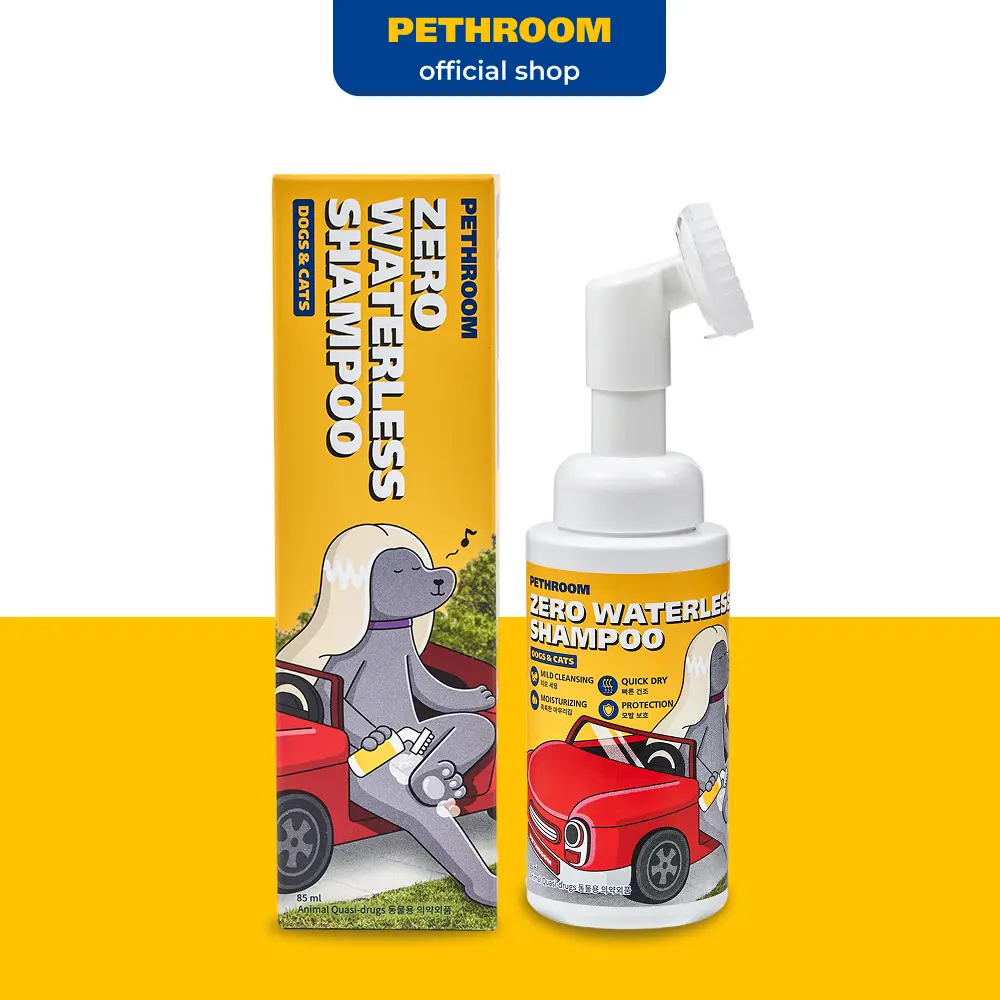 PETHROOM  Waterless Shampoo for Dogs & Cats (Paw Cleanser)