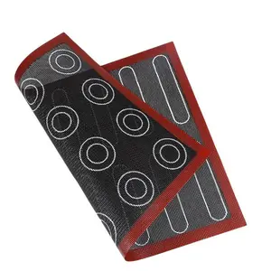 Durable Silicone Baking Mat, Bakeware, Non-Stick Macaron Cookie Pastry Tray Liner, Reusable Kitchen Accessory Tool, Easy Clean Cooking Sheet, Baking Tools