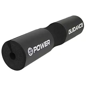 POWER GUIDANCE Barbell Squat Pad - Neck & Shoulder Protective Pad - Great for Squats, Lunges, Hip Thrusts, Weight Lifting & More - Fit Standard and Olympic Bars Perfectly